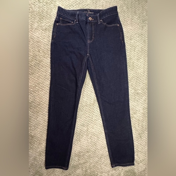 White House Black Market Denim - White House Black Market Dark Blue Skinny Jeans